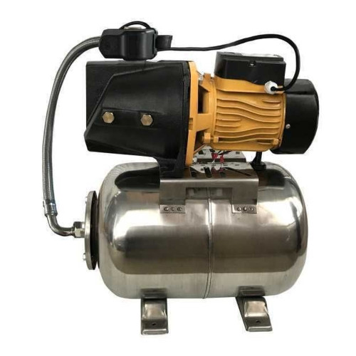 Насосна станція Optima JET150-24INOX 1,3кВт чавун довгий, бак 24 літри (нержавіюча сталь)