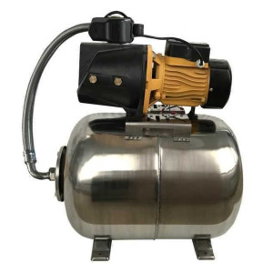 Насосная станция Optima JET100-50 INOX 1,1 кВт чугун длинный, бак 50 литров (нержавеющая сталь).