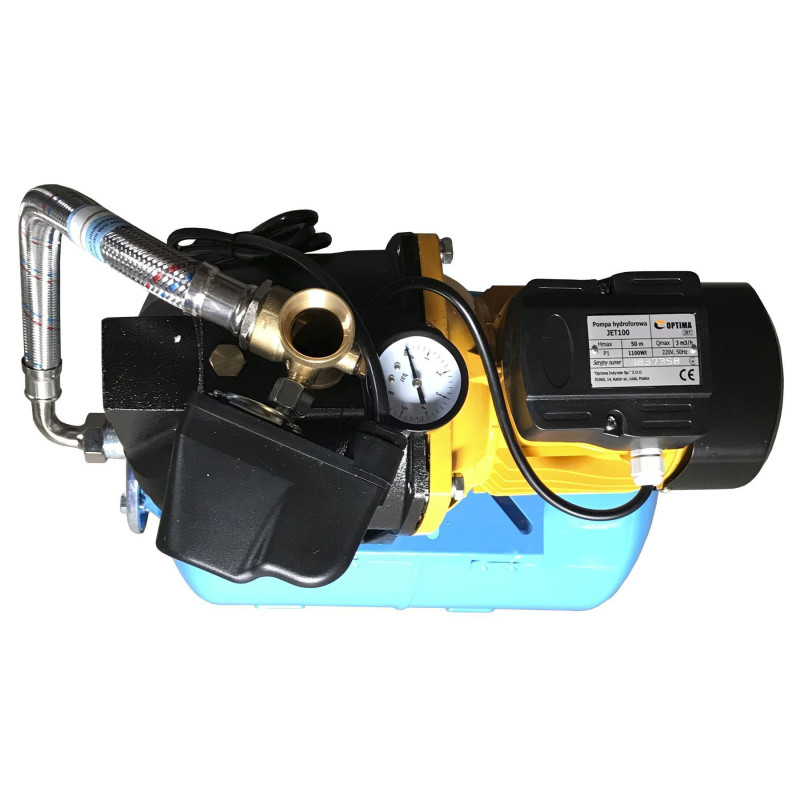 Насосна станція Optima JET100-24 1,1кВт чавун довгий, бак 24 літри