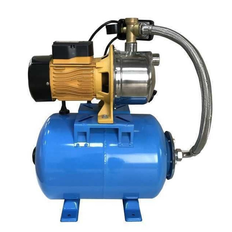 Насосная станция Optima JET100S-24 1,1 кВт нержавеющая сталь, бак 24 литра