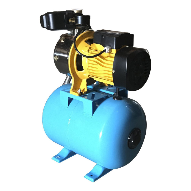 Насосная станция Optima JET 80S-PL-24 0,8 кВт нержавеющая сталь, бак 24 литра