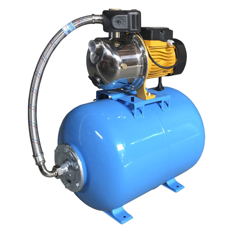 Насосная станция Optima JET150S-50 1,3 кВт нержавейка, бак 50 литров