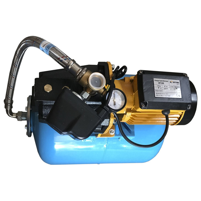 Насосна станція Optima JET200-50 1,5кВт чавун довгий, бак 24 літри