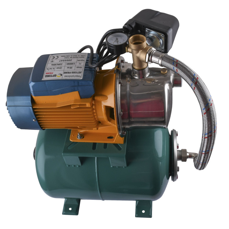 Насосна станція Optima JET150S PRIME-24 1,3кВт, бак VOLKS 24 л.