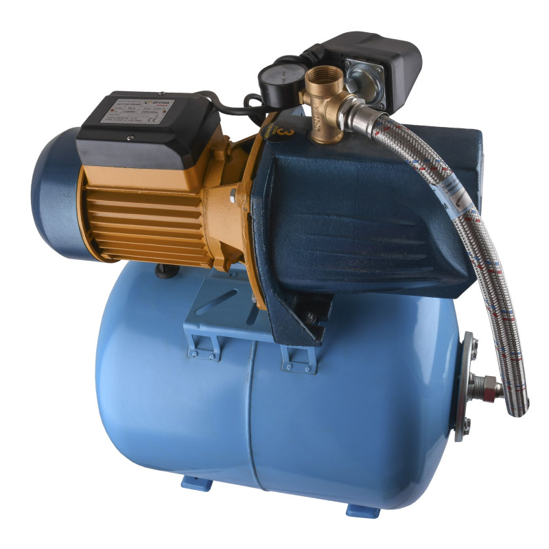 Насосна станція Optima JET150 PRIME-50 1,5кВт, бак 50 літрів.