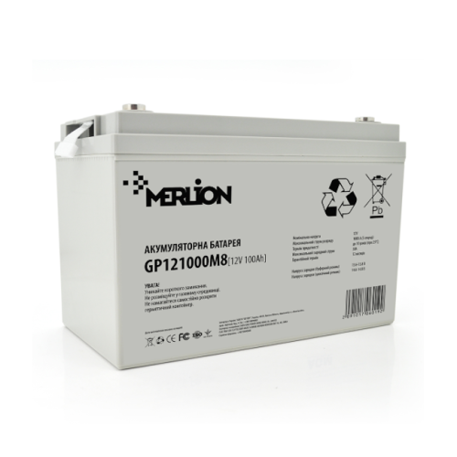 Акумулятор  100 Ah  MERLION AGM GP121000M8 12V