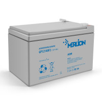 Акумулятор свинцево-кислотний 14 Ah (Аг) MERLION AGM GP12140F2 12V 