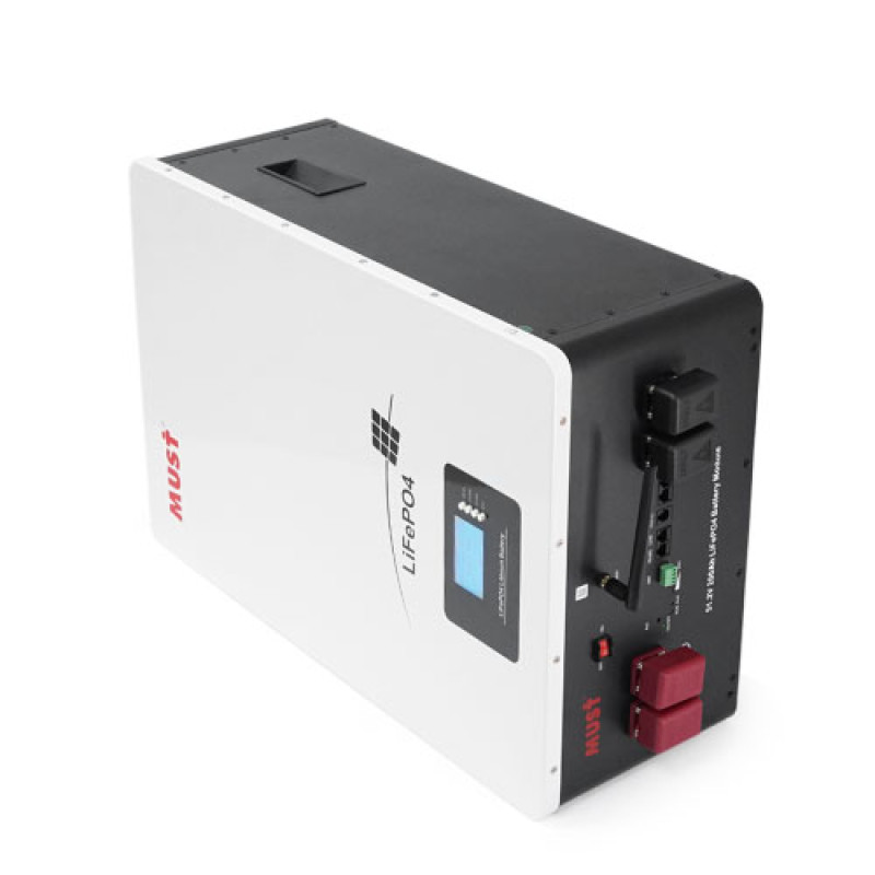 Акумулятор LiFePO4 200ah (А-годин) Must LP16-48200, BMS100A@16S, 51.2В    