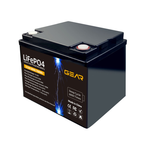 Акумуляторна батарея GEAR LiFePo4 12.8V / 60 Ah (768Wh) (GB-LiFePo4-12.8-60)