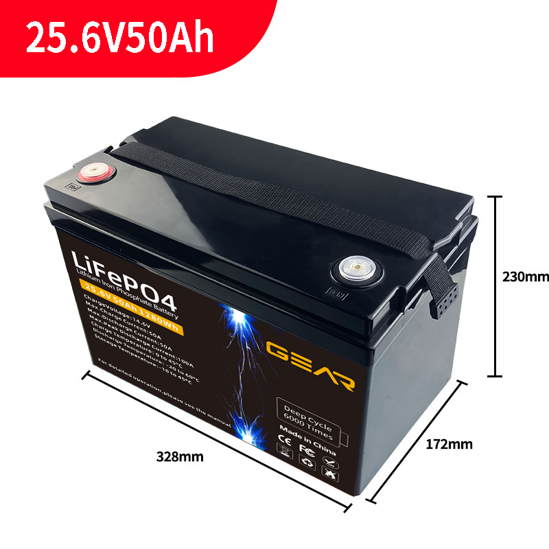 Аккумуляторная батарея GEAR LiFePo4 25.6V/50 Ah (1280Wh) (GB-LiFePo4-25.6-50)