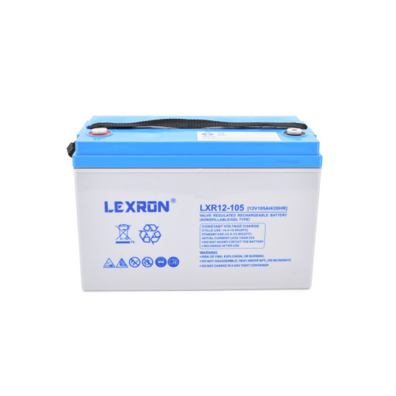 Гелевий акумулятор 105 Ah Lexron LXR12-105 GEL 12V DEEP CYCLE