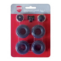 Комплект Футорок 3/4" Royal Thermo (black)