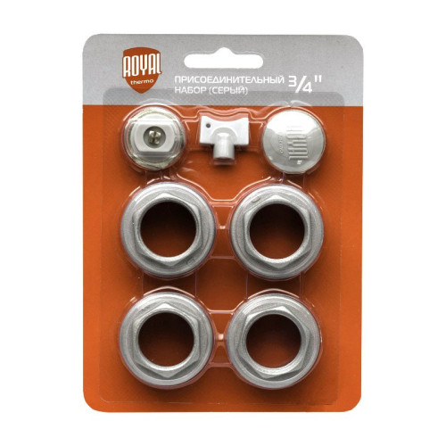 Комплект Футорок 3/4" Royal Thermo (silver) Комплект Футорок 3/4" Royal Thermo (silver)