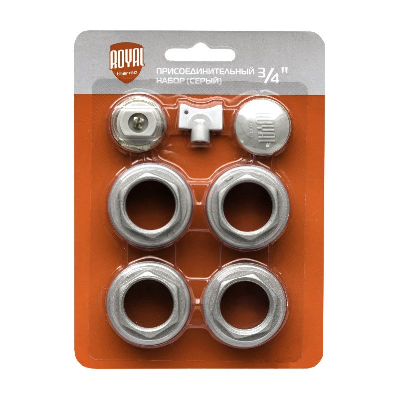 Комплект Футорок 3/4" Royal Thermo (silver)
