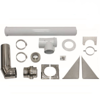 Комплект коаксіальний Vaillant РР (80/125) для прокладки фасадом будівлі