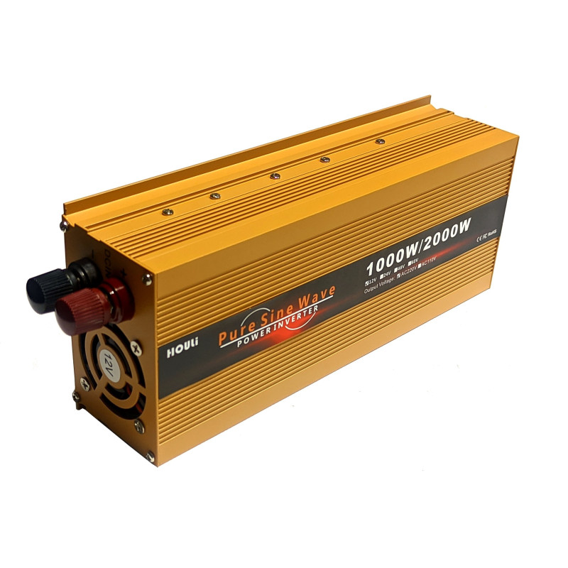 Інвертор HOULI 1000/2000Вт 12В/220В