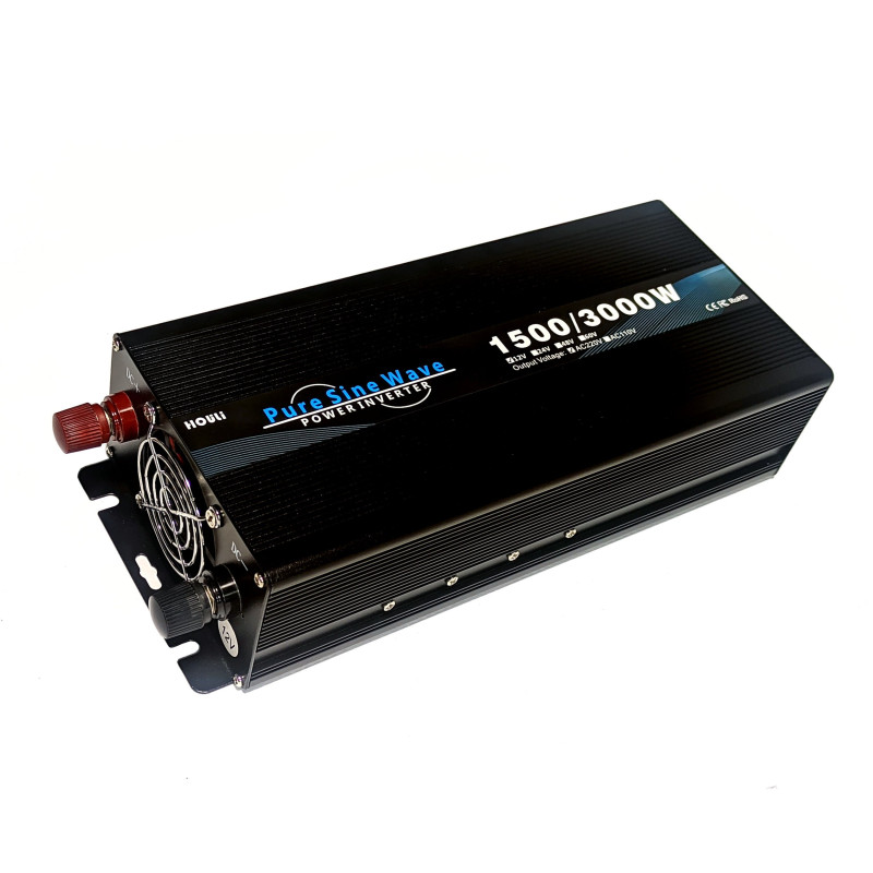 Інвертор HOULI 1500/3000Вт 12В/220В