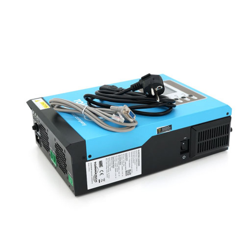 Гібридний інвертор 1кВт TOMMATECH TT-NEW1K-12 (12В,20/10А,ШИМ)  