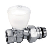 Giacomini R6TG 1/2" R6X033 - Кран радіаторний прямий (подача)