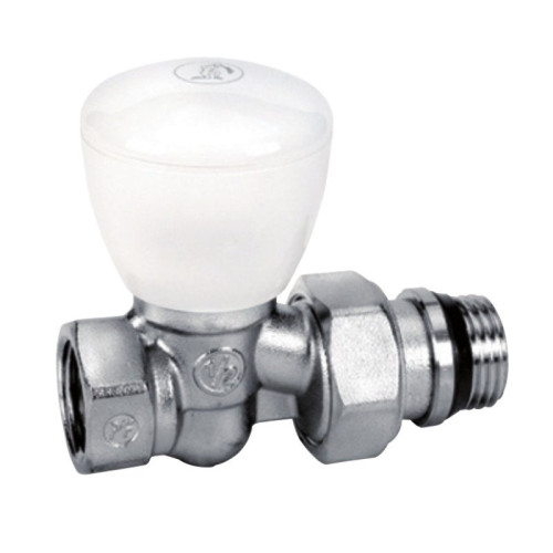 Giacomini R6TG 1/2" R6X033 - Радиаторный кран прямой (подача)