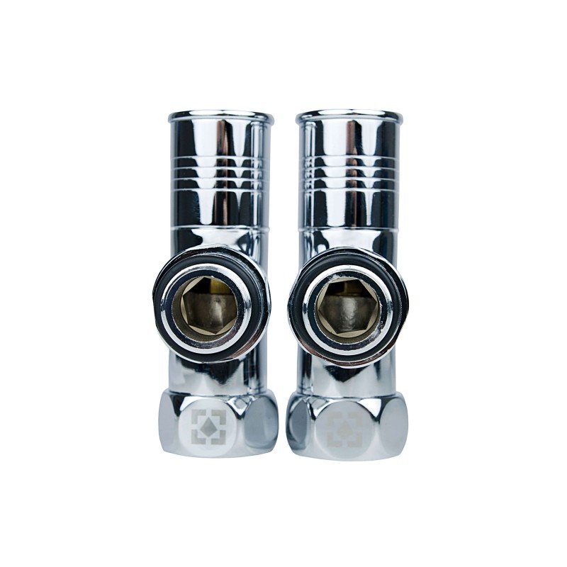 Комплект приладових кранів Raftec Chrome RV-2012 (1/2