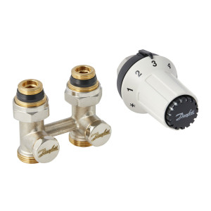 Danfoss RLV-KS 1/2" (013G5277) - Термокомплект нижнього підключення прямої