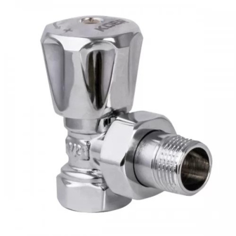 Кран радіаторний кутовий Solomon 1/2"