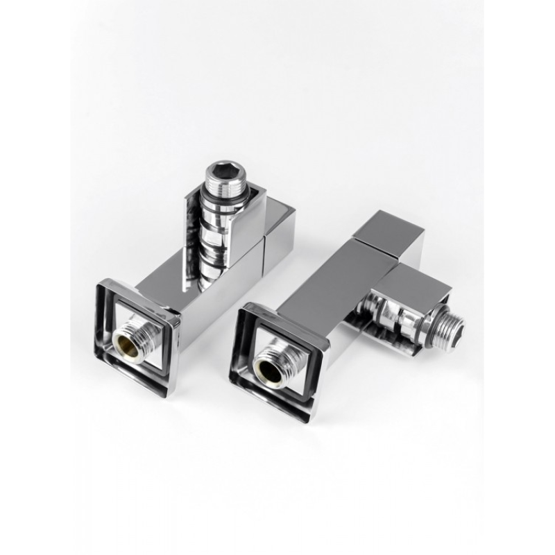 Угловой кран Mario G1/2 квадратный корпус  