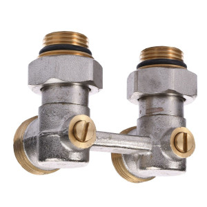 Кран нижнего подключения радиатора SOLOMON NV 5102 3/4" угловой 3/4" 