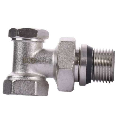 Кран радиаторный ECO Technology ECO5007 (ECO5107) 1/2″ под ключ, угловой  