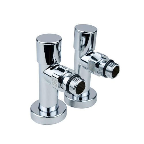 Комплект приборных кранов Raftec Chrome RV-4012 (1/2" х 1/2" нн)