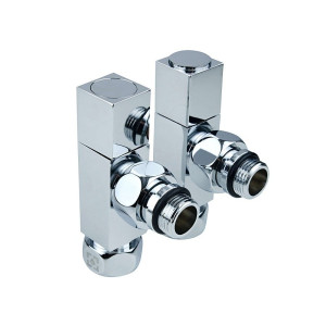 Комплект приборных кранов Raftec Chrome RV-5034 (1/2" х 3/4" нв)