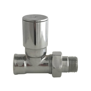 SOLOMON ХРОМ 1/2" (1865) – Радіаторний кран прямий