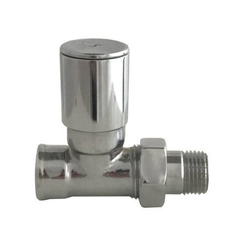 SOLOMON ХРОМ 1/2" (1865) – Радіаторний кран прямий