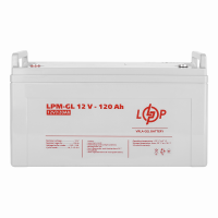 Акумулятор гелевий 120 Ah (ампер-годин) LogicPower LPM-GL 12V