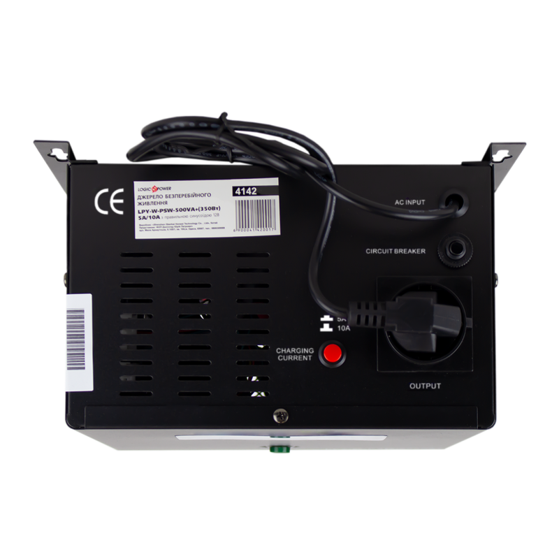 ДБЖ з правильною синусоїдою LogicPower LPY-W-PSW-500VA-350Вт-5A/10A