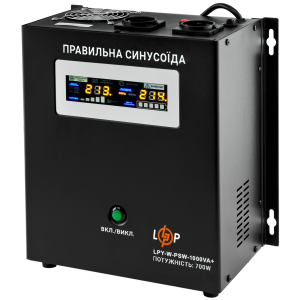 ДБЖ з правильною синусоїдою LogicPower LPY-W-PSW-1000VA-700Вт-10A/20A