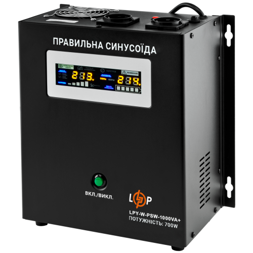 ИБП с правильной синусоидой LogicPower LPY-W-PSW-1000VA+(700Вт) 10A/20A