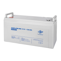 Акумулятор мультигелевий 120 Ah (ампер-годин) LogicPower AGM LPM-MG 12V