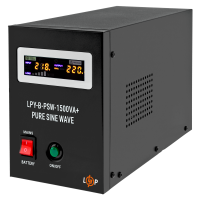 ДБЖ з правильною синусоїдою LogicPower LPY-B-PSW-1500VA-1050Вт-24V -10A/15A