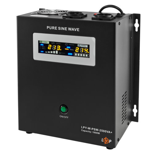 ДБЖ з правильною синусоїдою LogicPower LPY-W-PSW-2500VA-1800Вт-24V-10A/20A