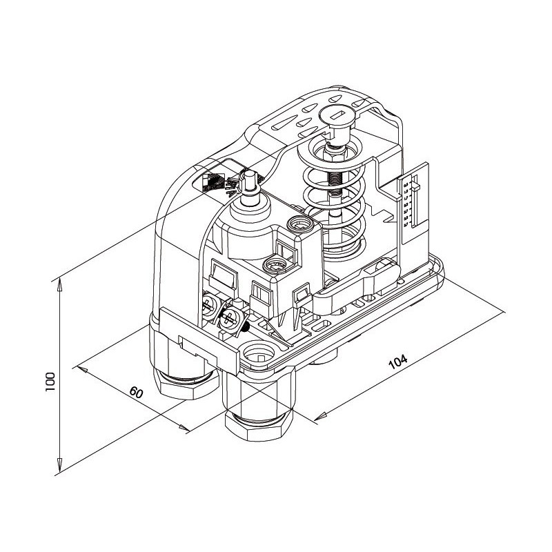 Реле тиску ItalTecnica PM5 G