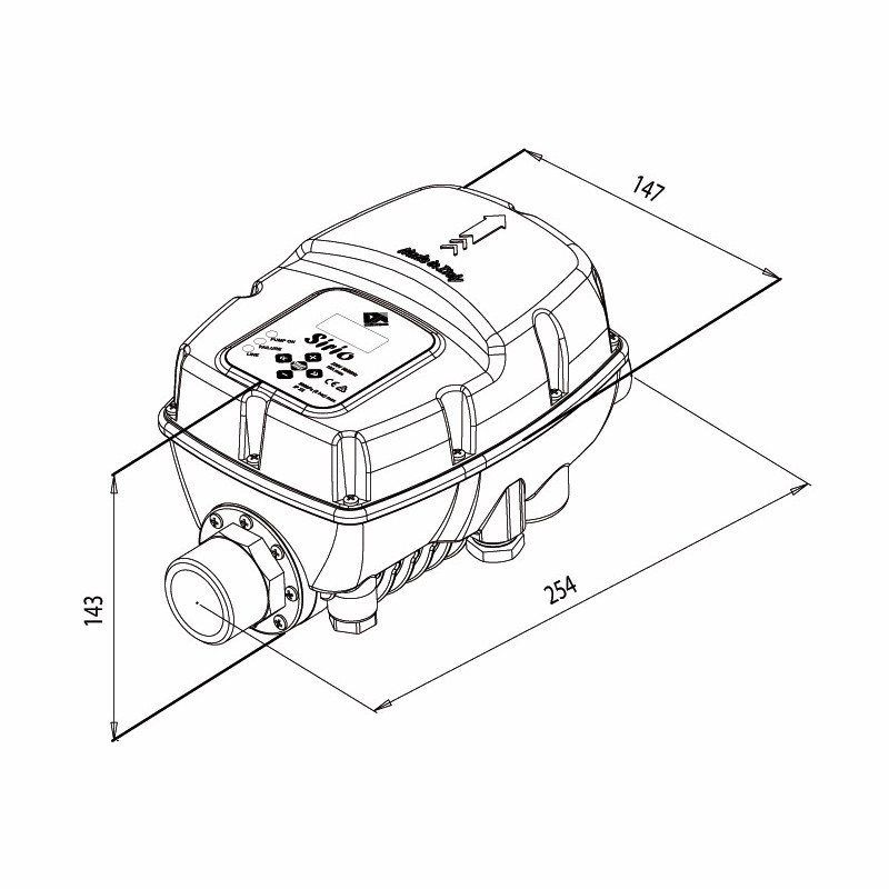 Частотний перетворювач ItalTecnica Sirio-Entry XP 2.0 (220В)