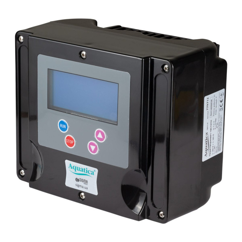 Перетворювач частоти AQUATICA AVF-1.1ТL (779712) 3~380В × 3~380В до 1.1кВт з датчиком тиску