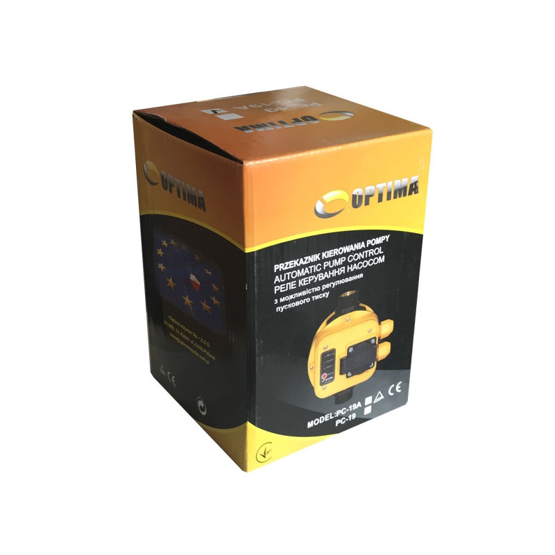 Контролер тиску Optima PC19A з автоматичним перезапуском