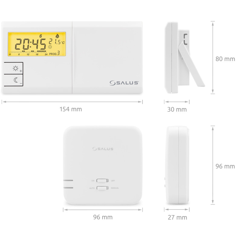 Програматор температури Salus 091FLRFv2 бездротовий
