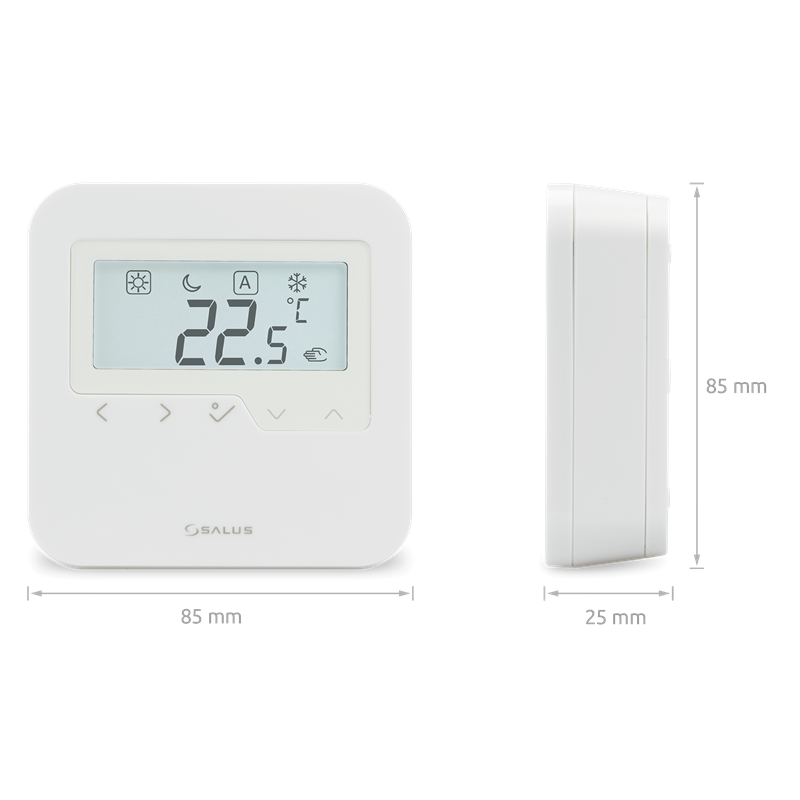 Термостат накладний SALUS HTRS-RF, ZigBee бездротовий