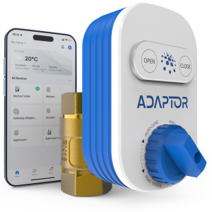 Клапан с электроприводом Salus Adaptor BSP20ZB Tuya, ZigBee 3/4"