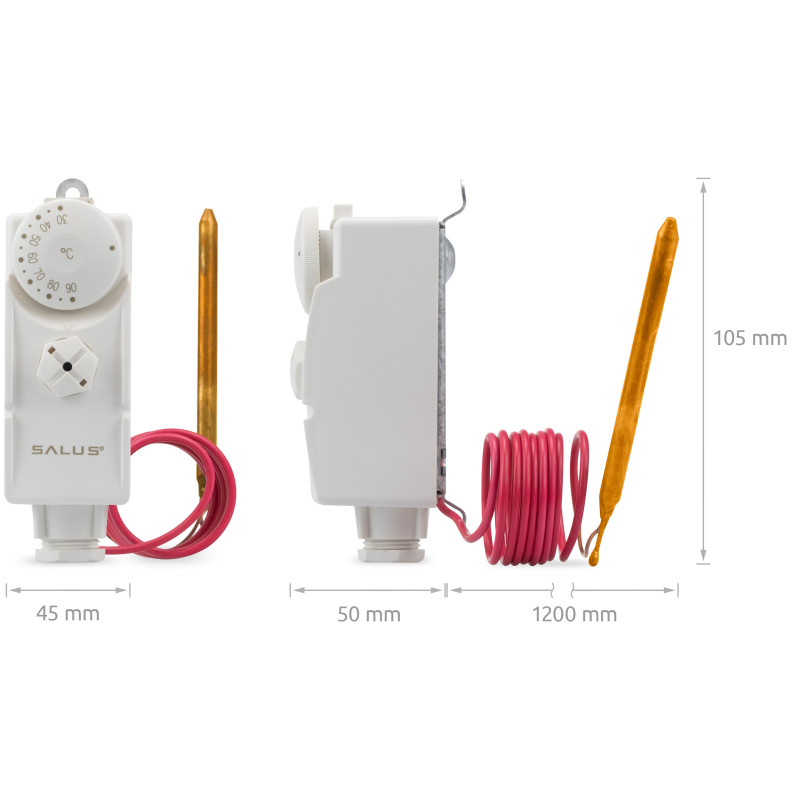 Термостат з виносним датчиком Salus AT10F механічний