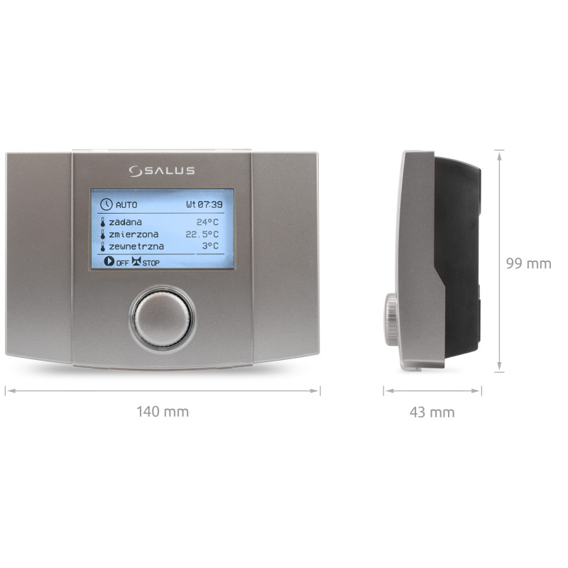 Программатор недельный Salus WT100 с погодозависимым управлением